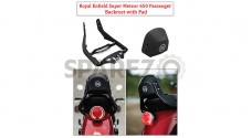 For Royal Enfield Super Meteor 650 Backrest with Black Pad